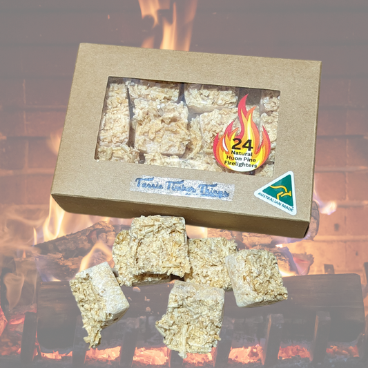 Huon Pine Firelighters