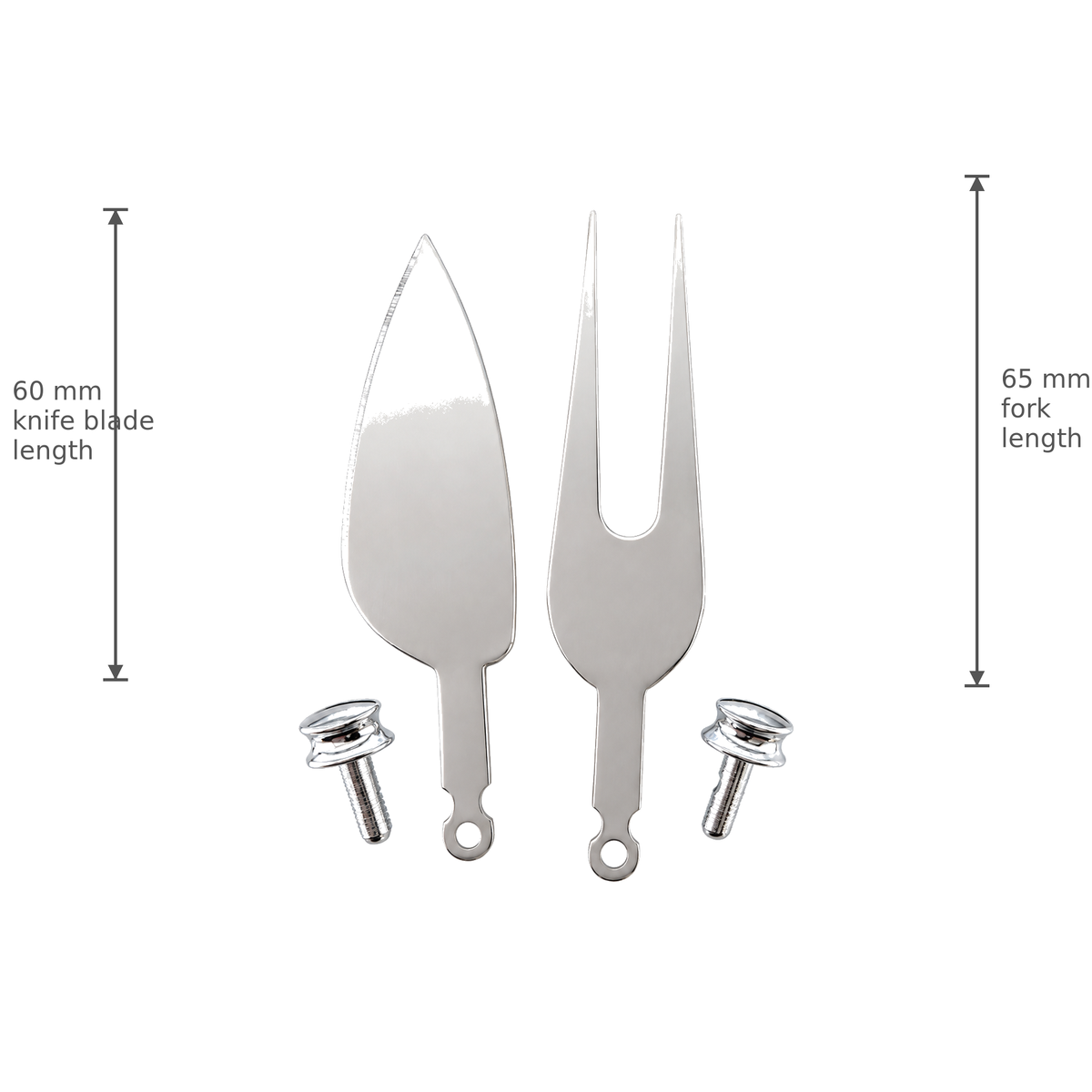 Pointed Cheese Blade & Fork Pair