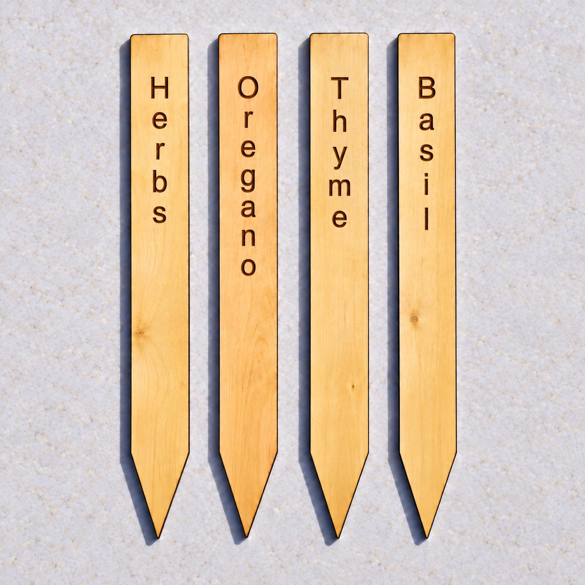 Huon Pine Garden markers