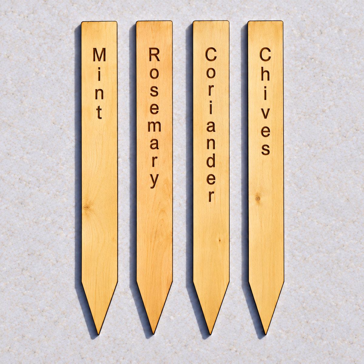 Huon Pine Garden markers