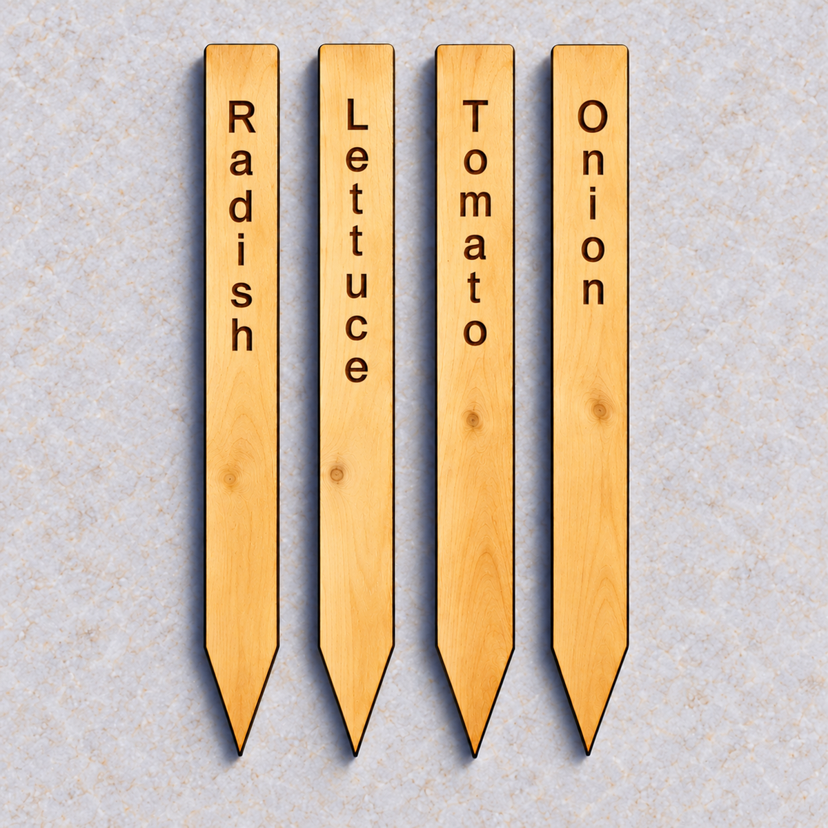 Huon Pine Garden markers