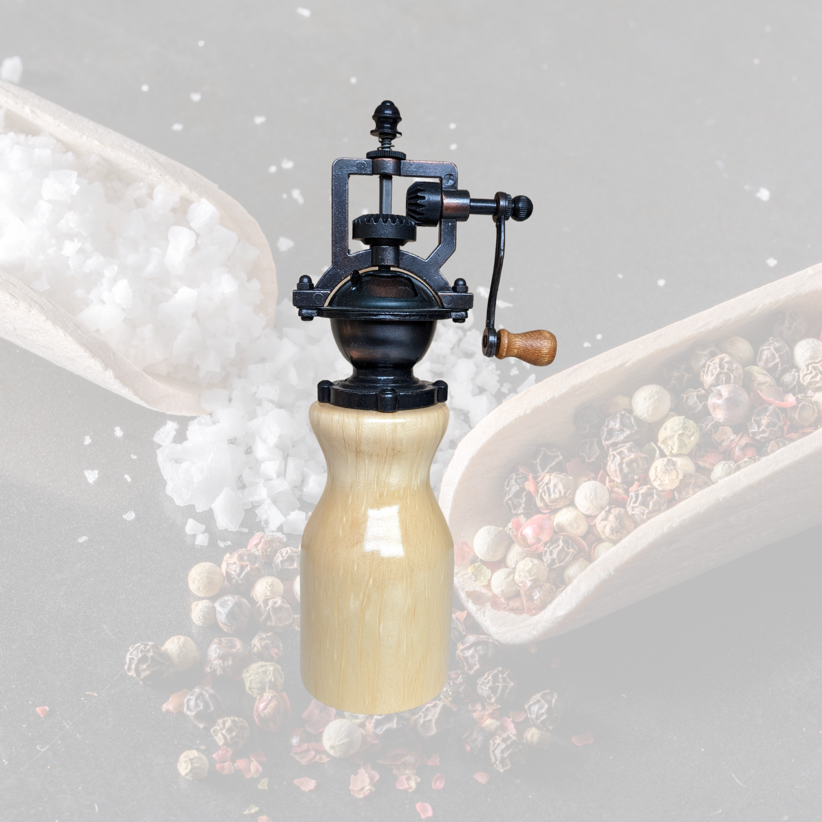 調理器具  Kutani Crane SALT&PEPPER Antique Pepper or Salt Cranker – Tassie Timber Things