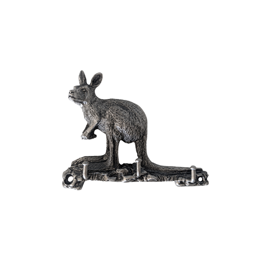 Pewter Kangaroo Key Hanger