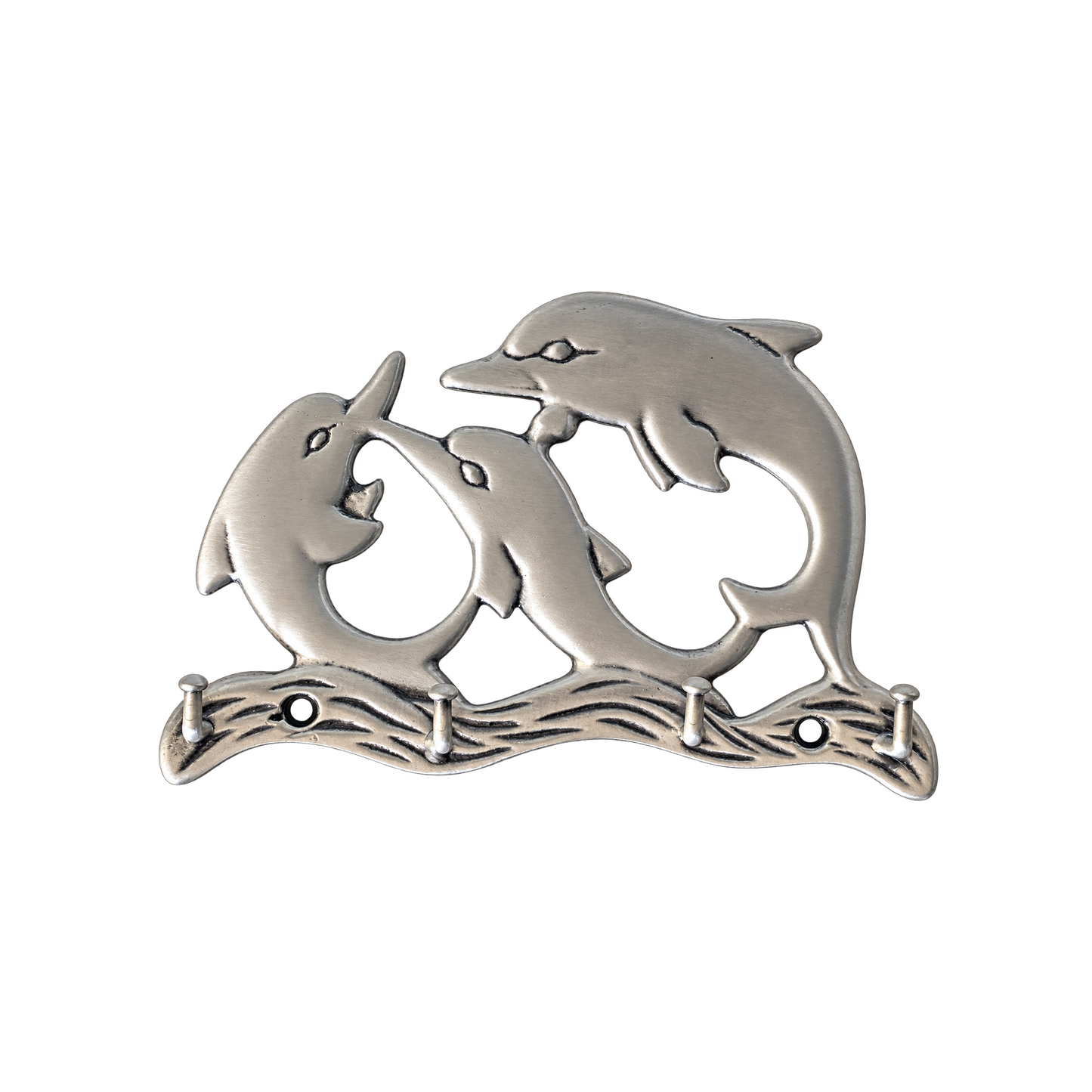 Pewter Large Dolphin Key Hanger