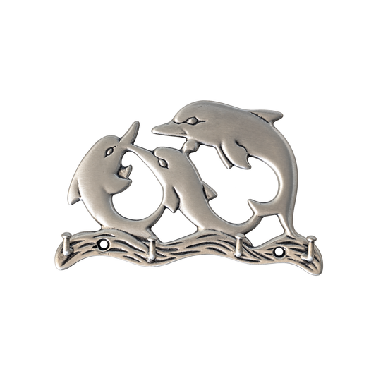 Pewter Large Dolphin Key Hanger