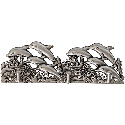 Pewter Small Dolphin Key Hanger