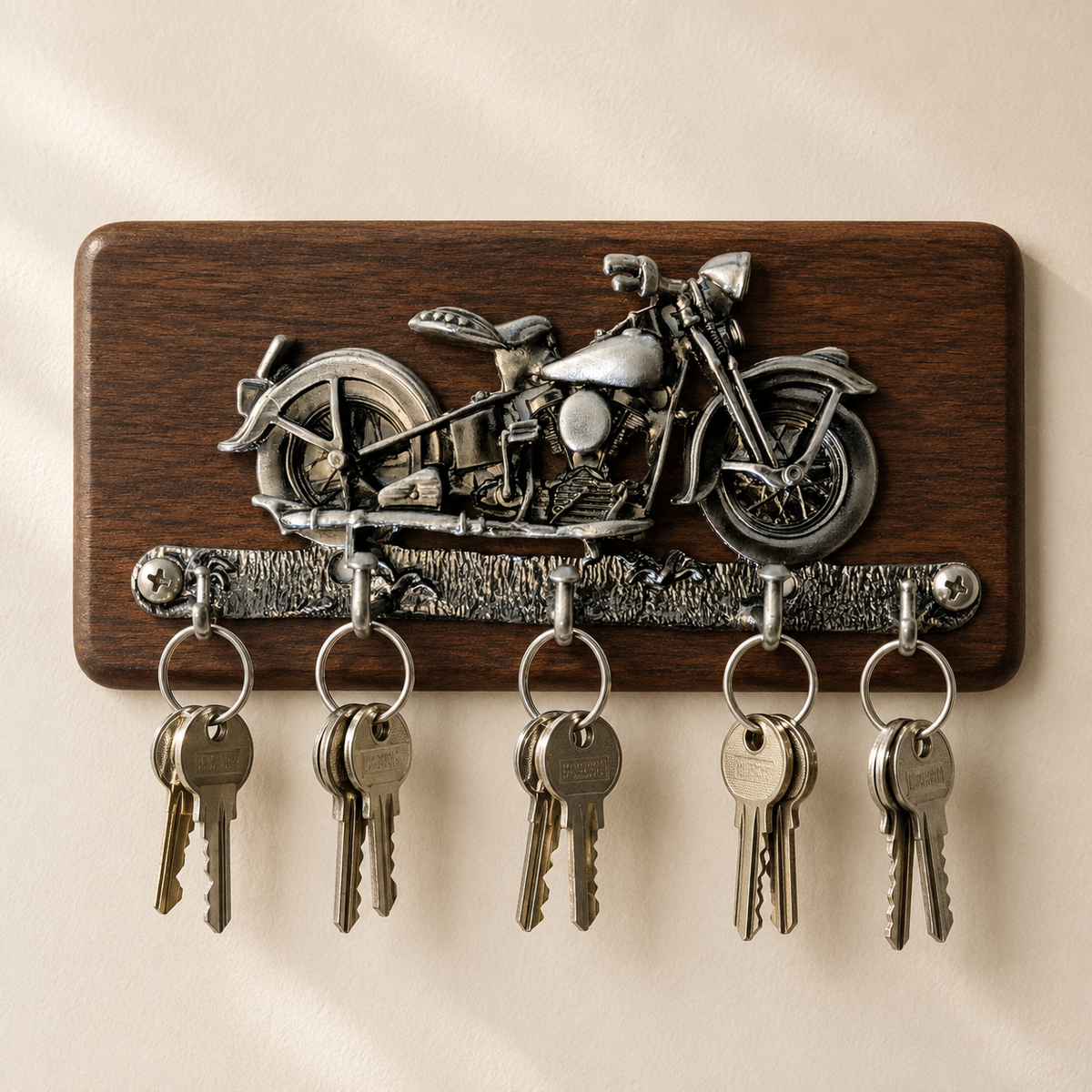 Pewter Harley Davidson Key Hanger