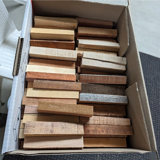 Mixed Box of Tasmanian timber blanks