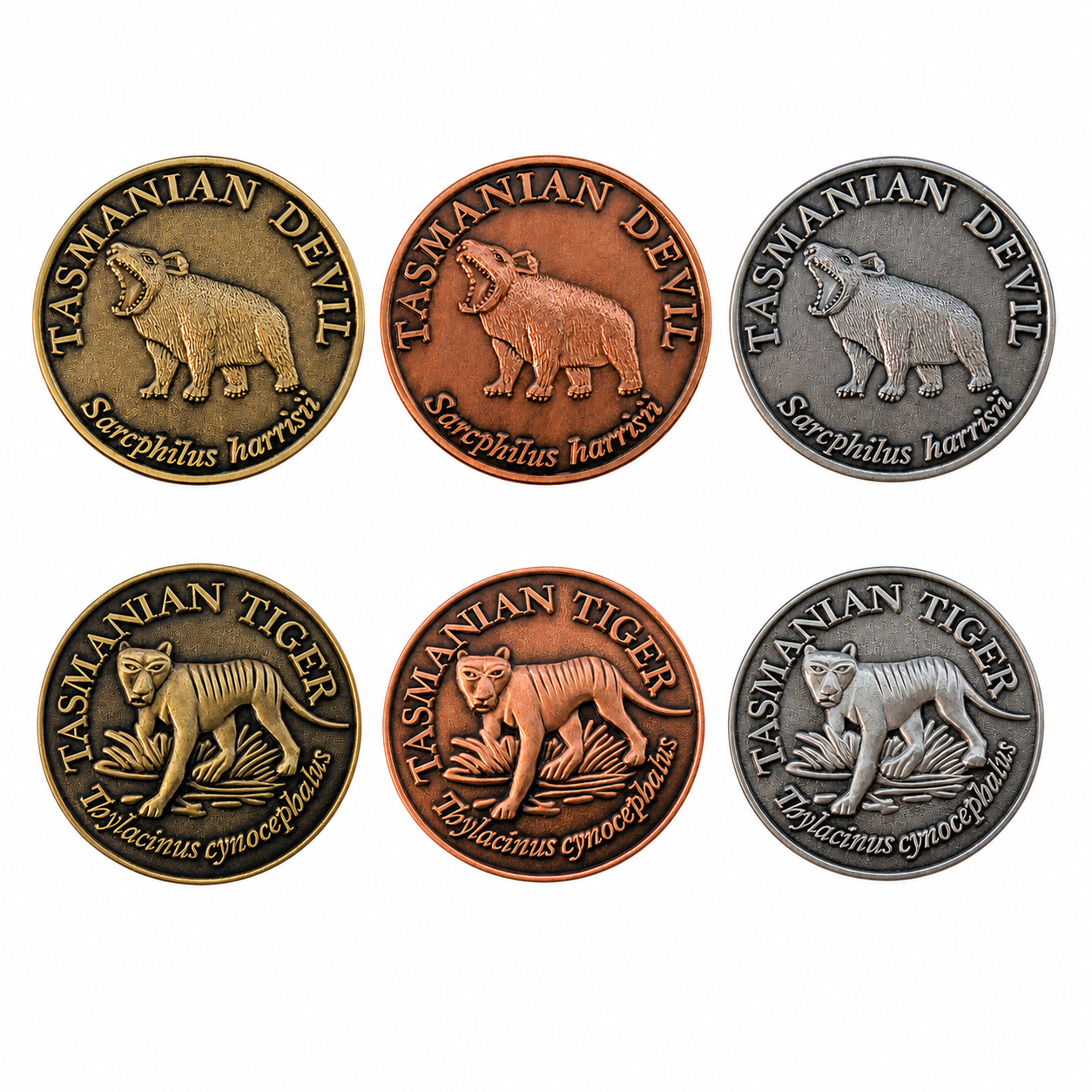 Tassie Wildlife Coin Inserts
