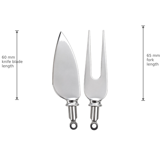 Pointed Cheese Blade & Fork Pair